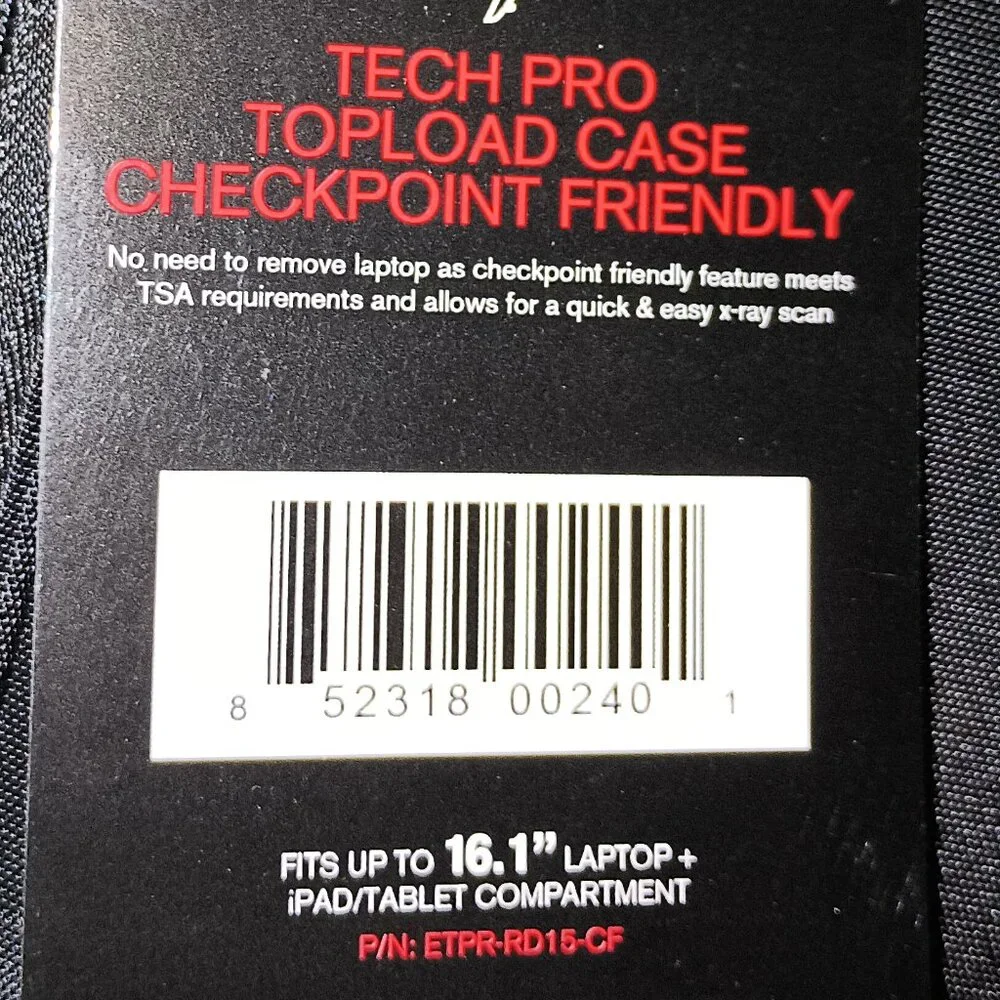 NEW ECO STYLE Tech Pro Carrying Case for 16.1